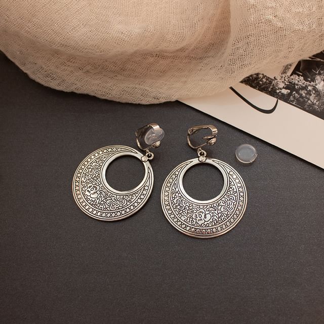 Clip-On / Geometry Drop Earring