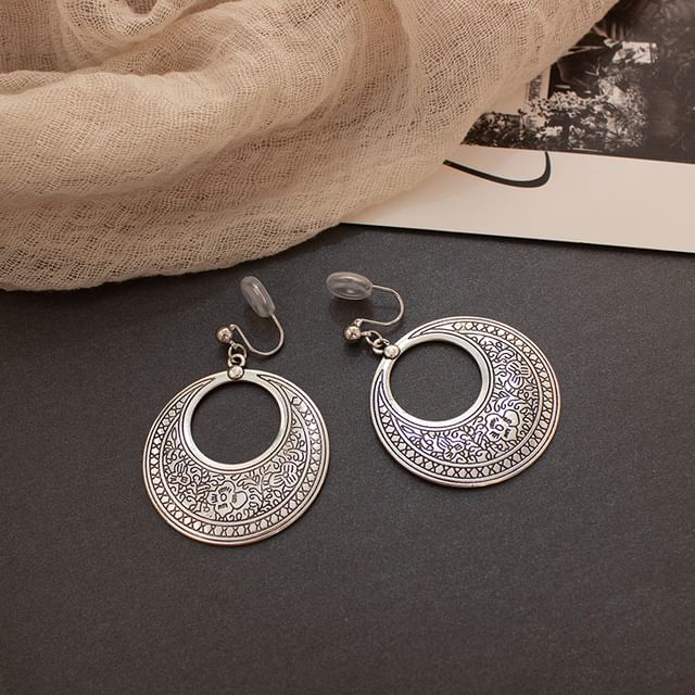 Clip-On / Geometry Drop Earring