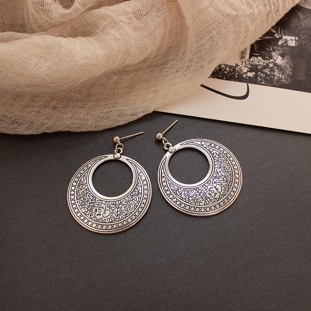 Clip-On / Geometry Drop Earring