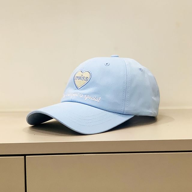 Cap Embroidered Heart