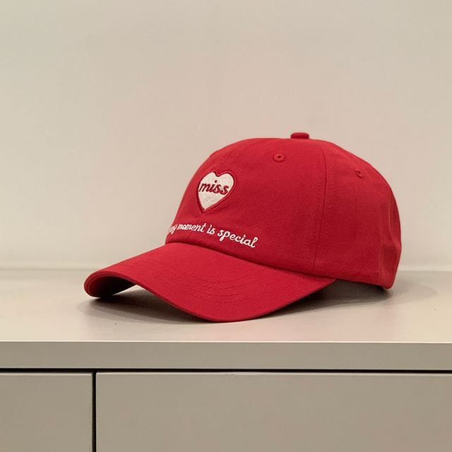 Cap Embroidered Heart