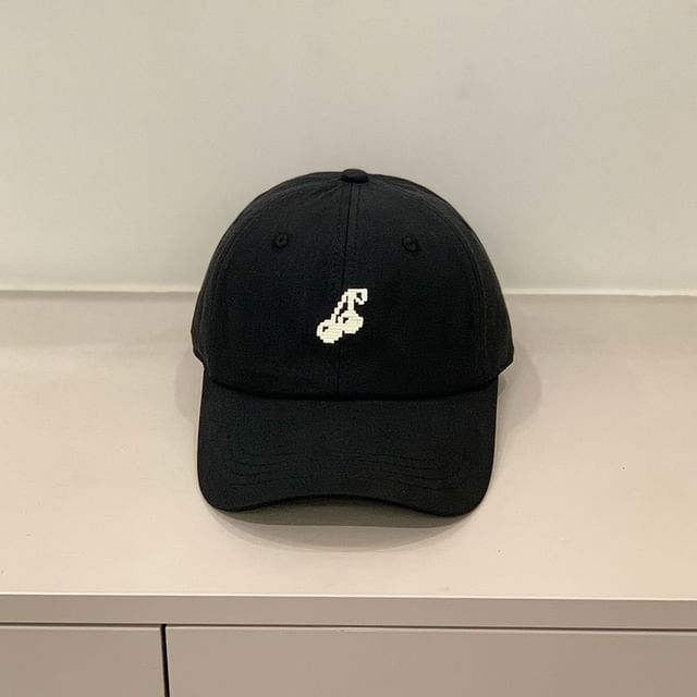 Embroidered Cap Cherry