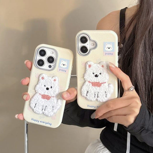 Embroidered Case Phone Dog