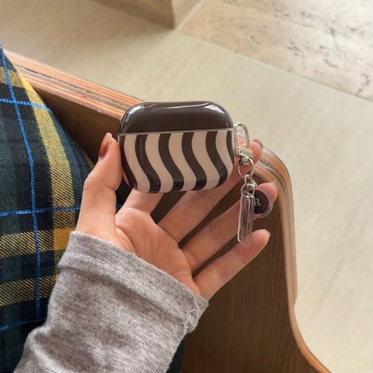 Set Charm AirPods Wavy / Case Skin Earphone Pro