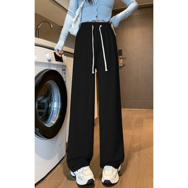 Designs) Leg Wide Pants High Plain Rise (Various