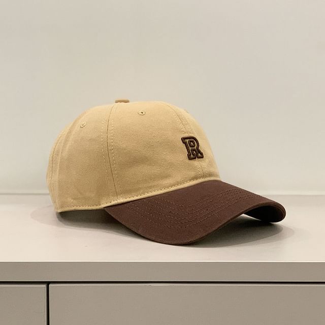 Baseball Tone Two Lettering Embroidered Cap