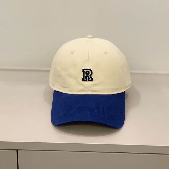 Baseball Tone Two Lettering Embroidered Cap