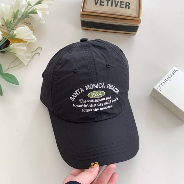 Baseball Embroidered Cap Letter