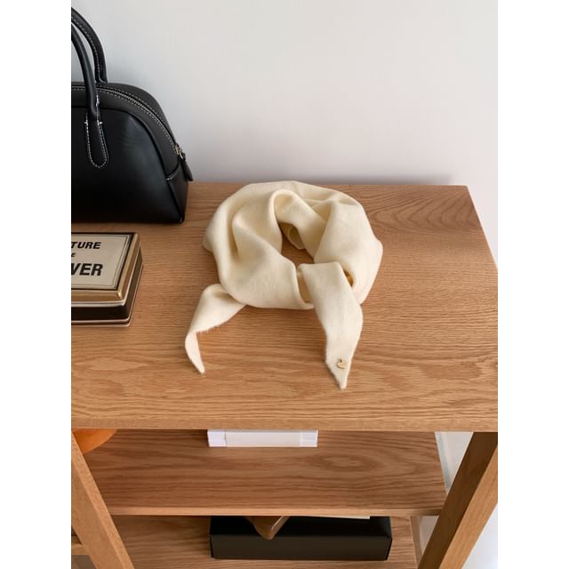 Buttoned Heart Scarf