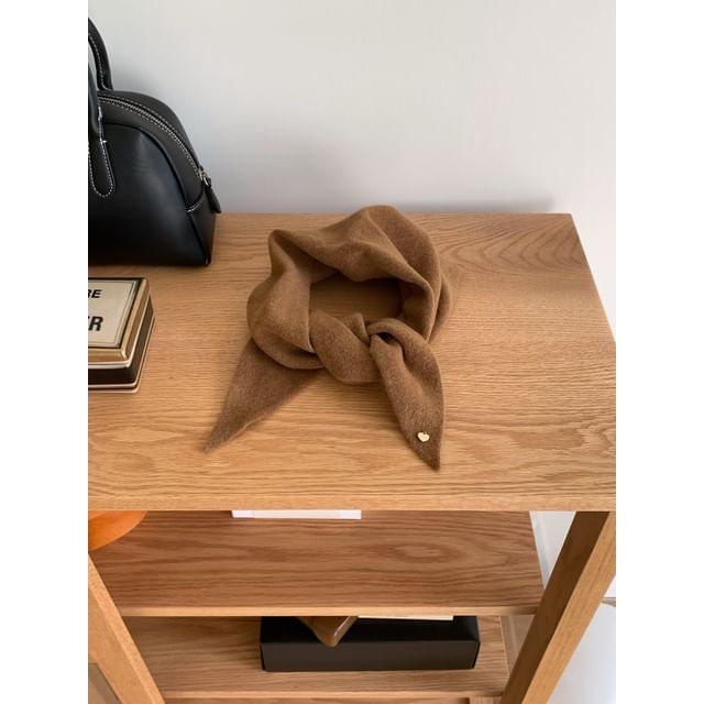 Buttoned Heart Scarf