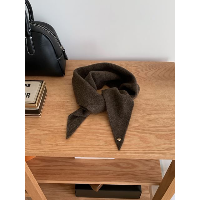 Buttoned Heart Scarf