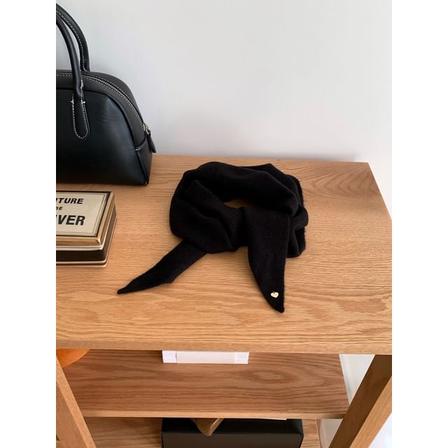 Buttoned Heart Scarf