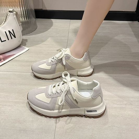 Panel Sneakers Platform