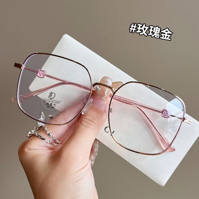 Eyeglasses Frame Polygon Thin
