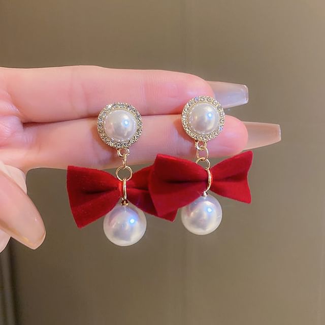 Drop Hook Earring Huggie / Ear Stud