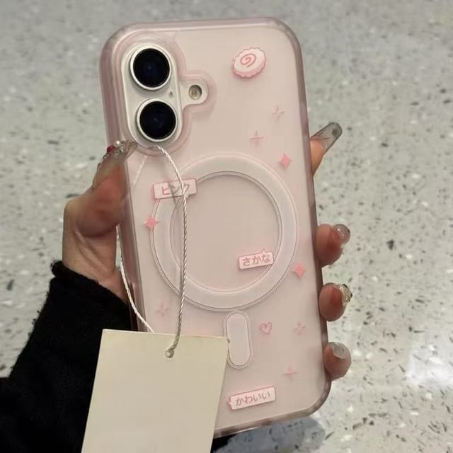 Phone with (Compatible Case Print Magnetic MagSafe)