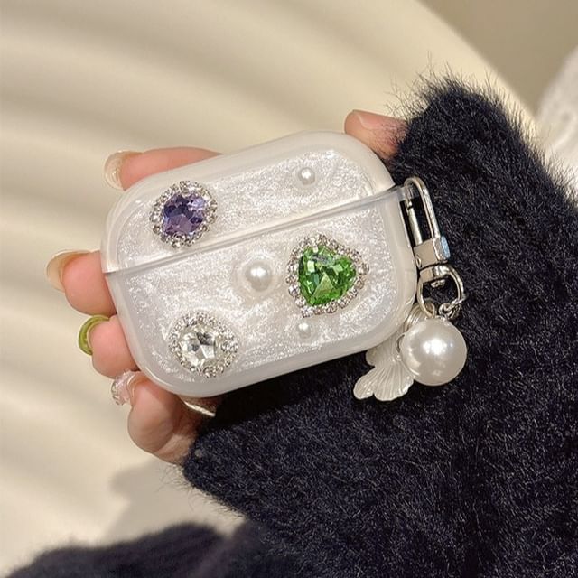 with Rhinestone AirPods / Case Pro Skin Charm Earphone