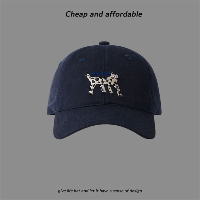 Baseball Cap Cat Embroidered
