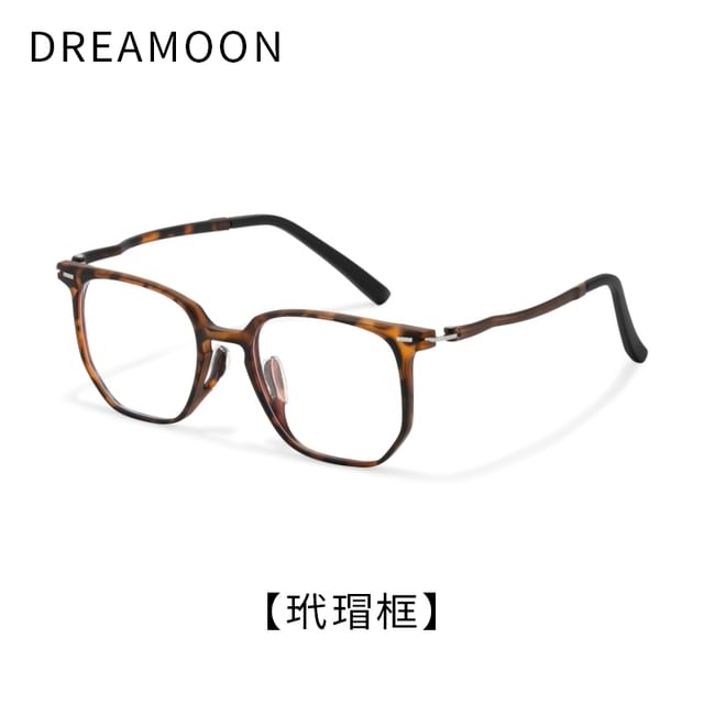 Light Glasses Blue Square Blocking