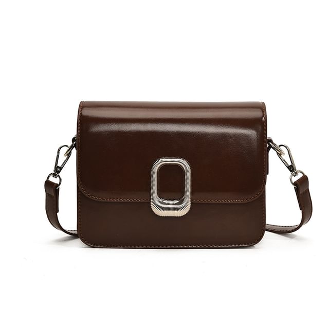 Leather Crossbody Faux Bag Flap