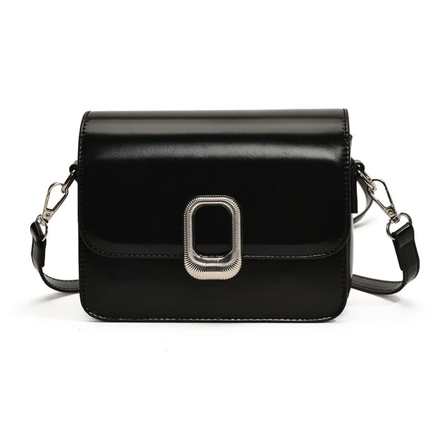 Leather Crossbody Faux Bag Flap