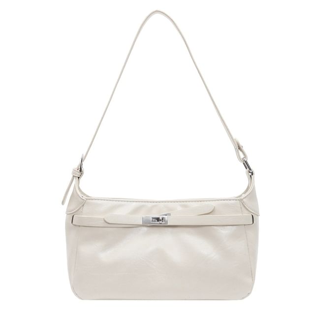 Bag Faux Leather Shiny Shoulder