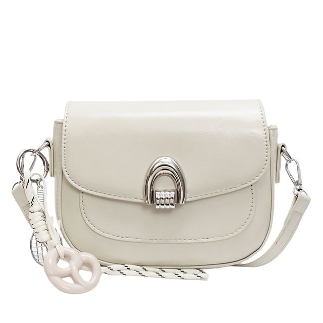 Faux Bag Flap Leather Crossbody