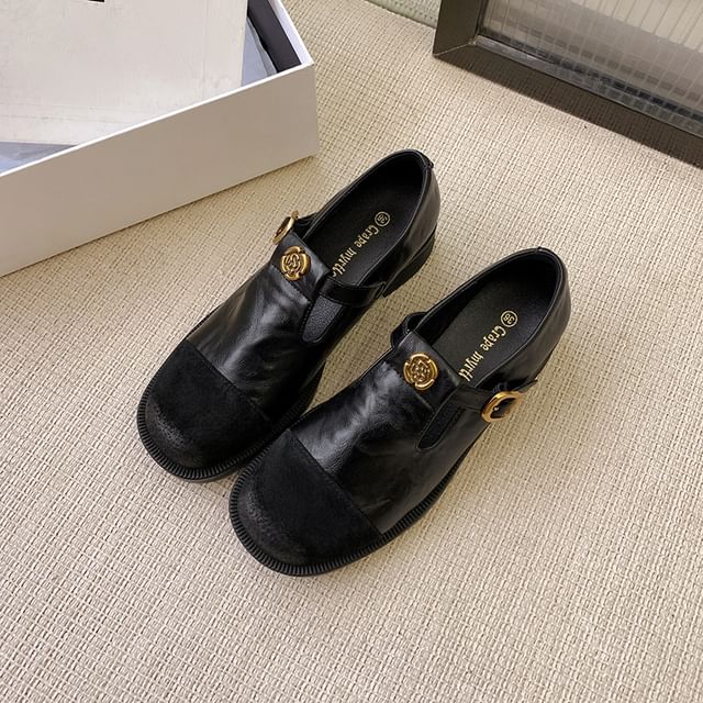 Cap Jane Block Mary Toe Pumps Heel