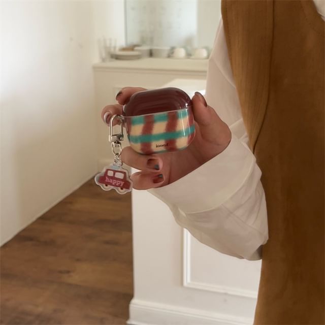 Earphone Set / Charm Plaid Case Pro Skin AirPods