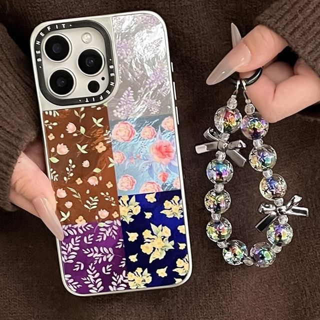 Case Strap Floral Set Phone /