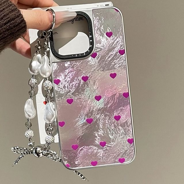 Set / Heart Phone Case Strap