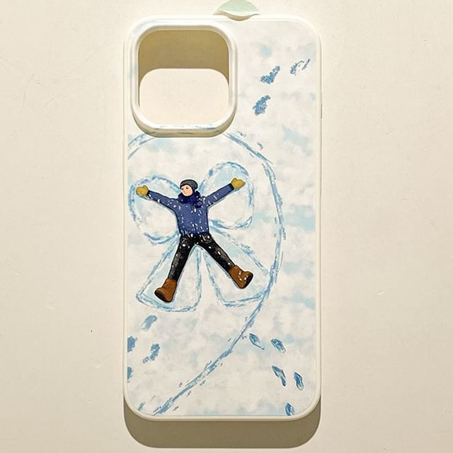 Couple Matching Phone Case Snow