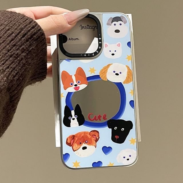 Case Dog Mirrored Phone