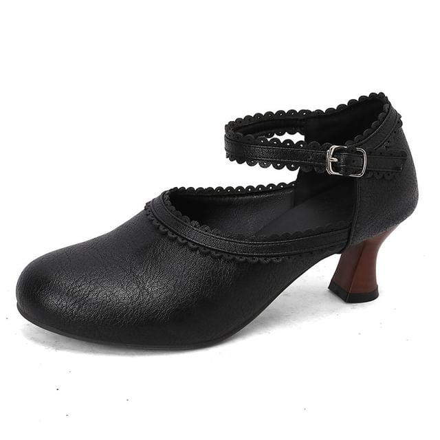 Heel Mary Plain Jane Low Pumps
