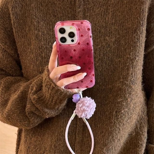 Polka Phone Strap Dot Set / Case