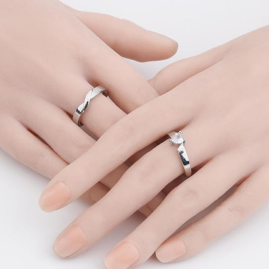 Couple Matching Open Ring