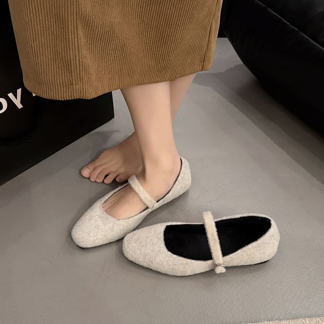Mary Flats Square Jane Toe