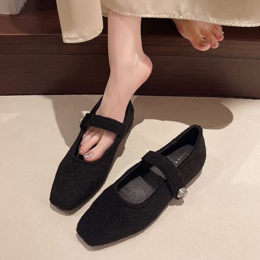 Hidden Wedge Jane Mary Toe Pumps Square