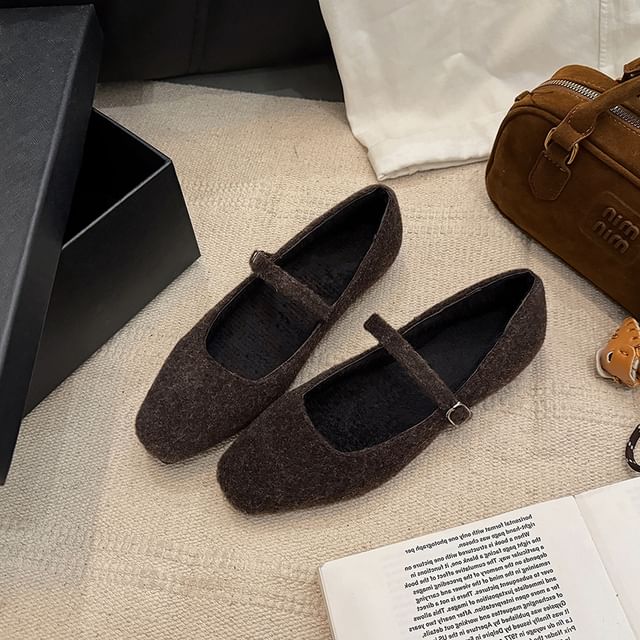 Mary Flats Square Jane Toe