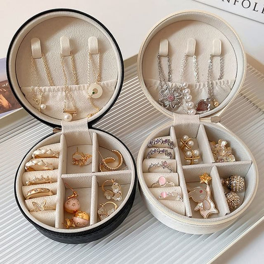 Box Round Storage Plain Jewelry