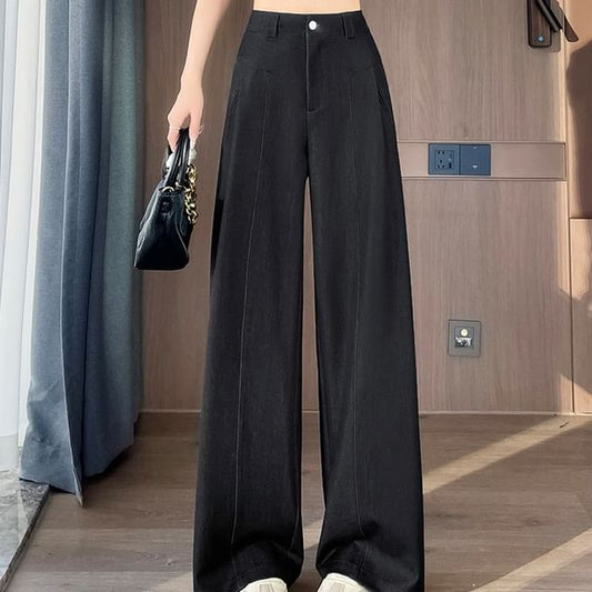 Designs) Jeans (Various High Wide Leg Waist