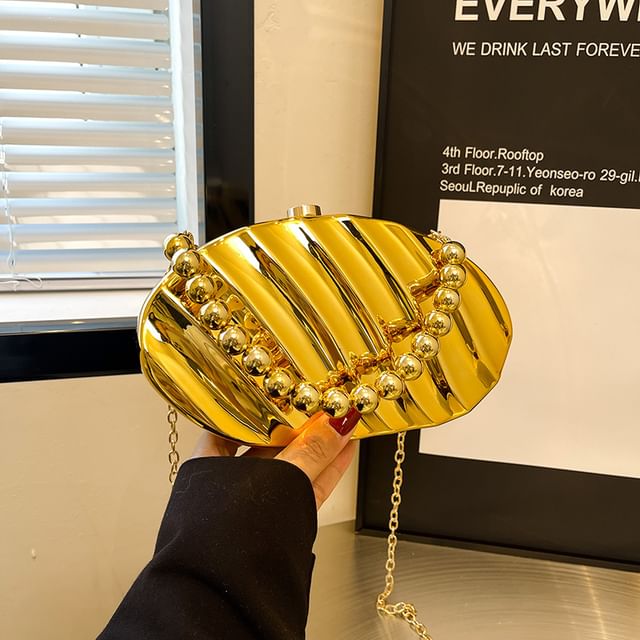 Strap Crossbody Bead Bag Box