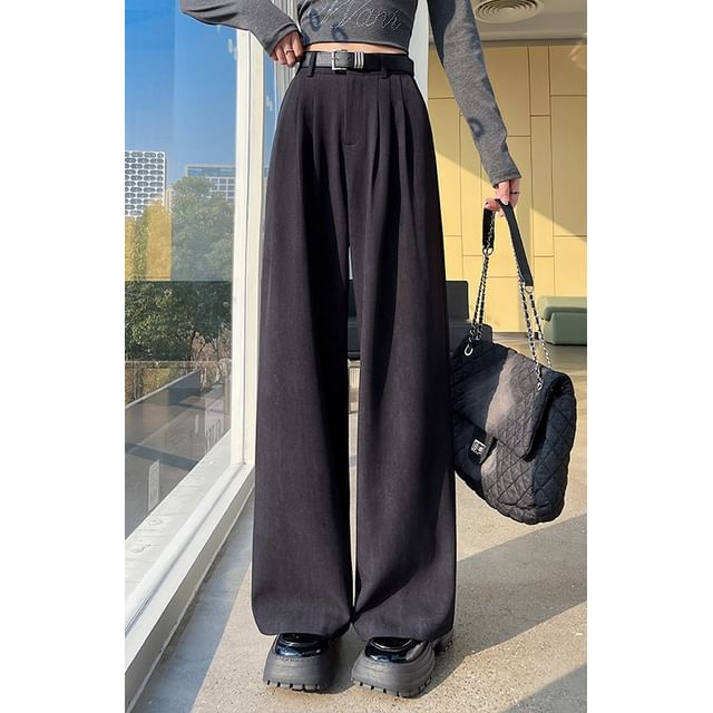 Leg (Various Dress Pants Waist Print Designs) Wide High