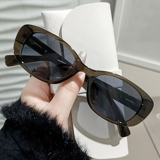 Rectangle Plain Sunglasses