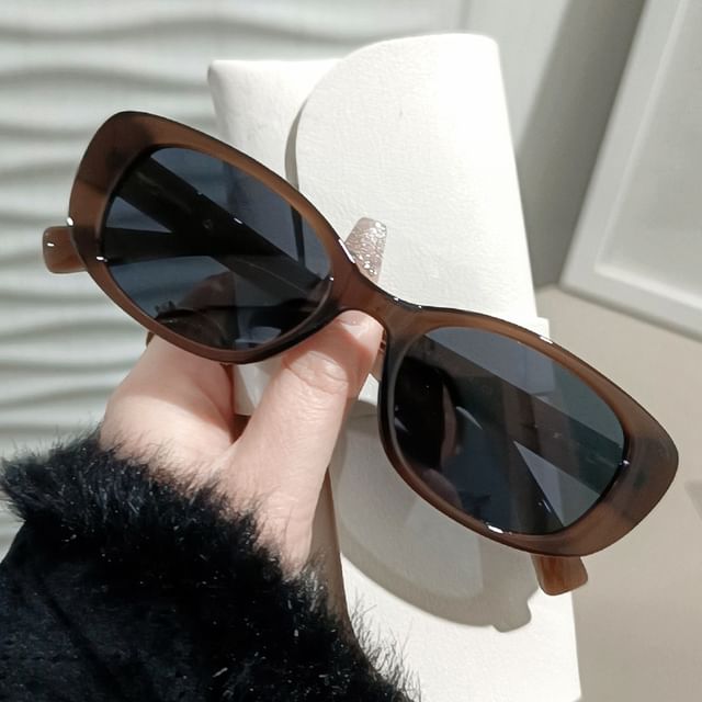 Rectangle Plain Sunglasses