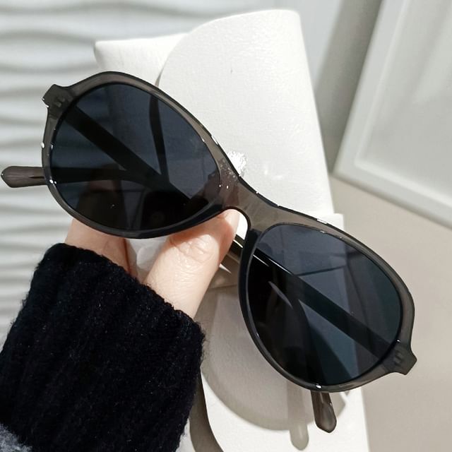 Round Plain Sunglasses