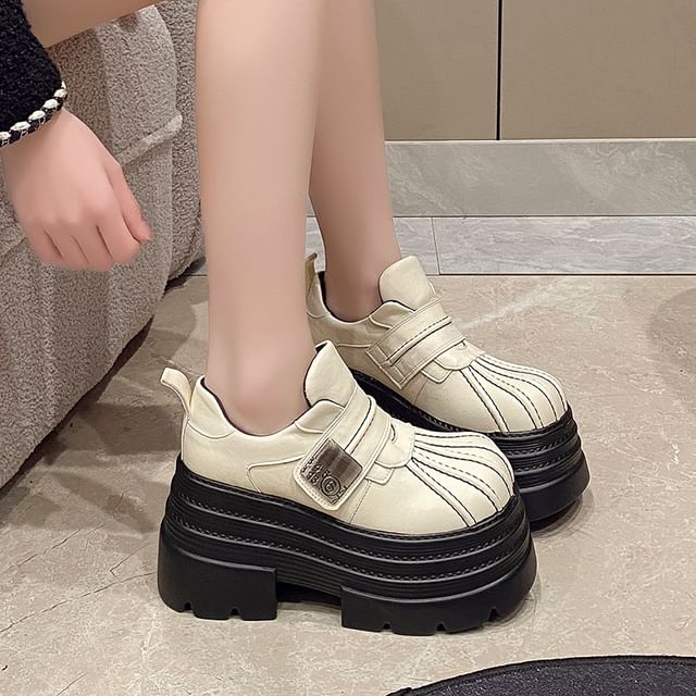 Platform Leather Adhesive Faux Shoes Strap