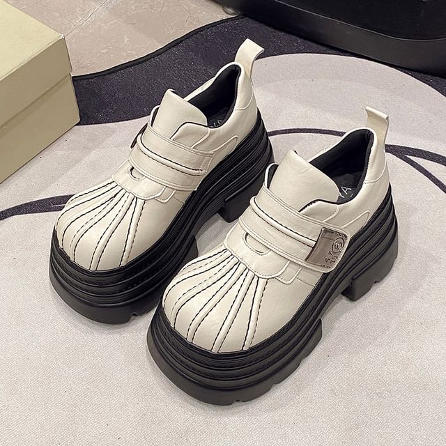 Platform Leather Adhesive Faux Shoes Strap