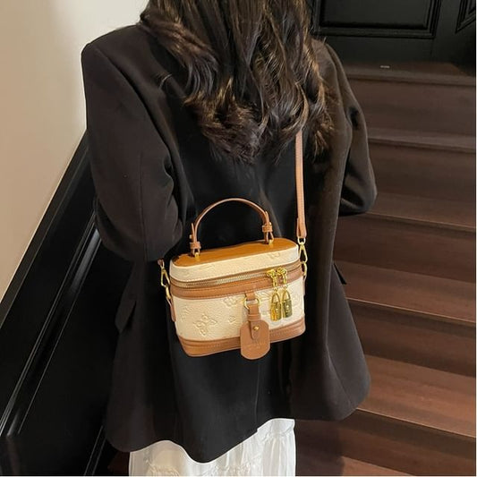 Faux Crossbody Cartoon Bag Leather Print