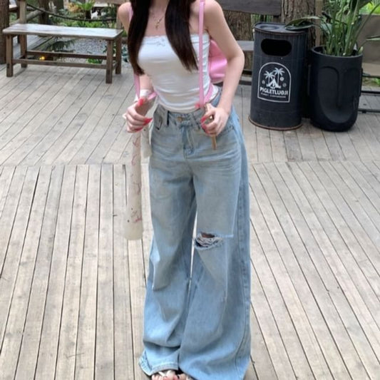 Trim Mid Tube Bow Lace Ruched Plain Crop Top Rise Accent / Washed